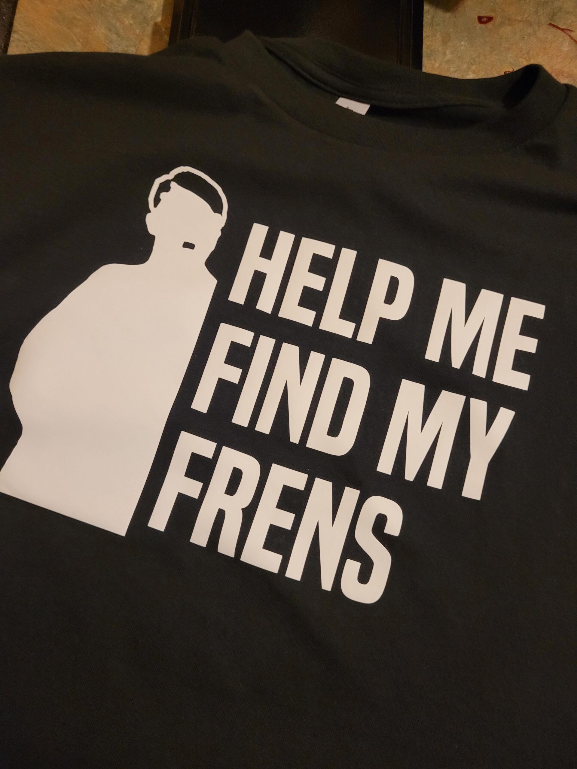 Help Me Find My Frens t-shirt