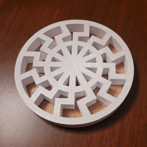 Sonnenrad Black Sun Large Drink Coaster