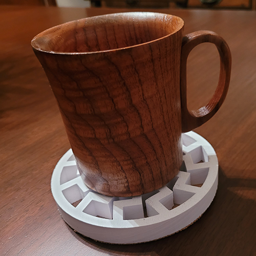 Sonnenrad Black Sun Large Drink Coaster