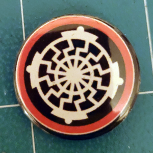 Aryan AI pinback 1" button/badge